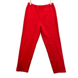 Vintage Russell Sweatpants Men Large Red Jogger 80s Running Trainning Streetwear
